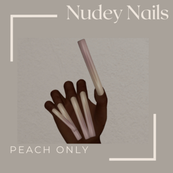 Second Life Marketplace - HC//XL Nudey Nails-Peach DEMO